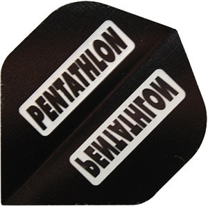 Pentathlon Standaard 100 Black - dart flights