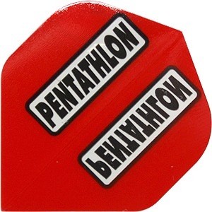 Pentathlon Standaard 100 Rood - dart flights