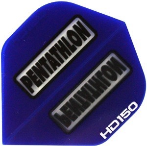 Pentathlon Standaard HD 150 Blauw - dart flights