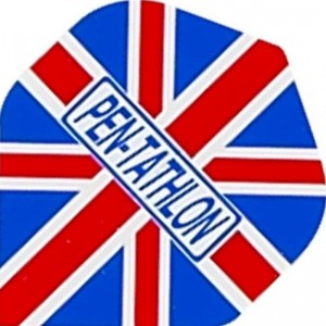 Pentathlon Union Jack - darts flights