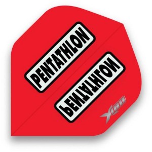 Pentathlon X180 Red - darts flights