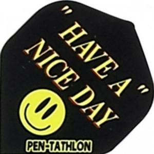 Pentathlon Have A Nice Day - darts flights