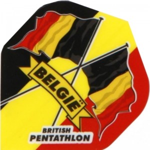 Pentathlon Vlag België - darts flights