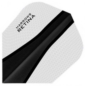 Flight Retina White/Black - darts flight 