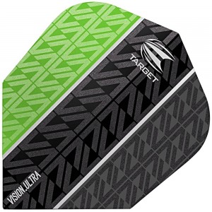 Flight Target Vapor 8 Black No6 Groen - darts flights