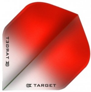Flight Target Pro 100 Vision Vignette Red - darts flights