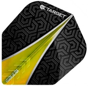 Flight Target Vision Ultra Yellow No.6 - darts flights