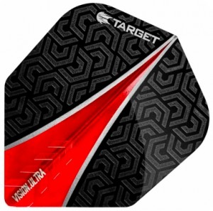 Flight Target Vision Ultra Red No.6 - darts flights