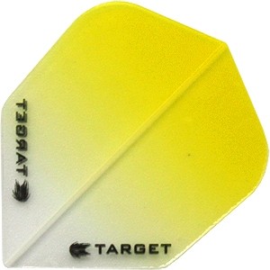 Flight Target Pro 100 Vision Vignette Yellow - darts flights