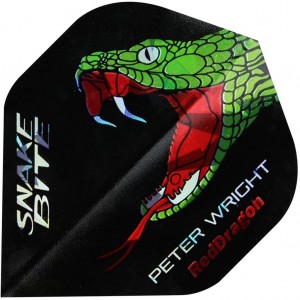 Peter Wright Snakebite Flights Hardcore Holographic Groen