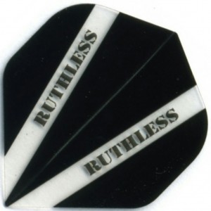 Flight Ruthless V100 Flight Black - darts flights