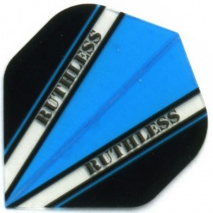 Flight Ruthless V100 Flight Blue - darts flights