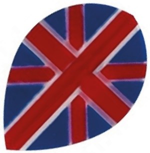 Flight Pear Union Jack - darts flights