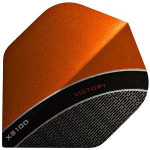 Flight XS100 Curve Oranje - darts flights